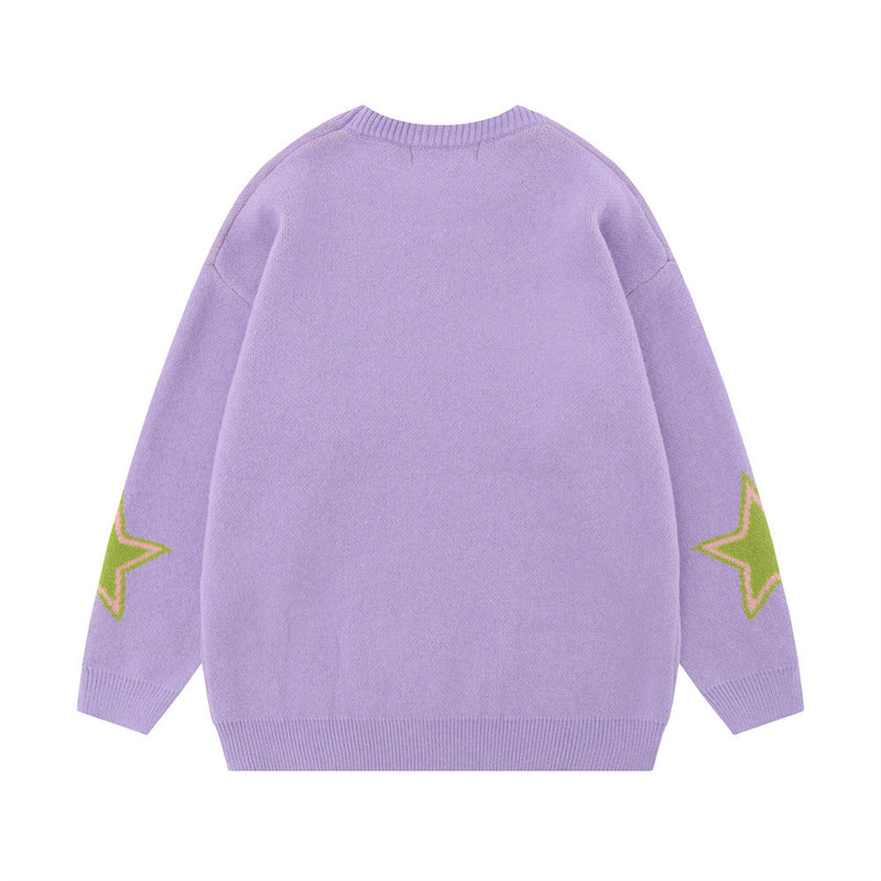 Men Sweater Loose and Idle Knitted Wool