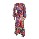 Bohemian Dress French Style Retro Elegant Chiffon Dress