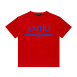 Amiri T Shirt Printed Casual Hip Hop round Neck Short Sleeve T-shirt