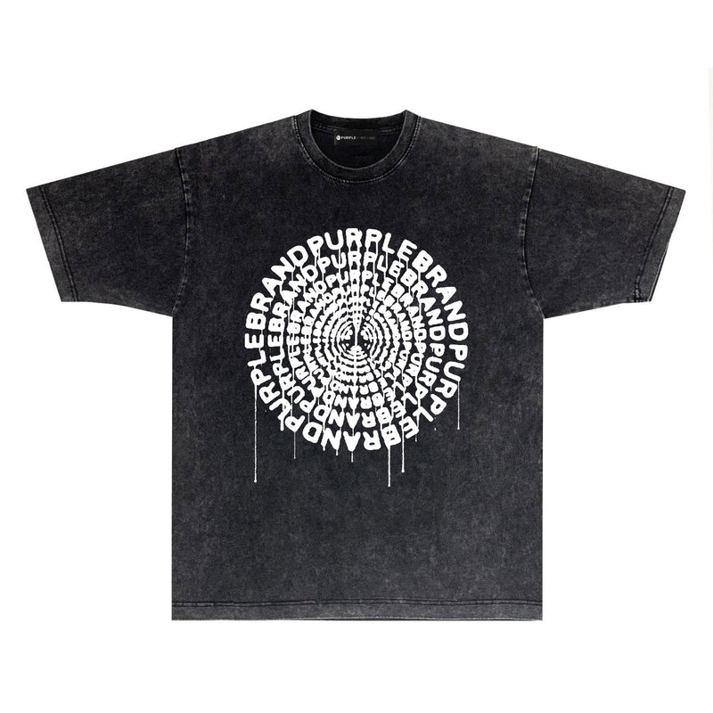 Purple Brand Distressed T Shirts Short Sleeve