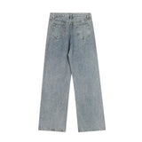Men Jeans Trendy Design Multi-Pocket
