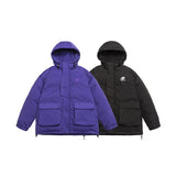 Unisex Coat Loose Men's and Women's Same Winter Thickened Hooded Cotton Jacket