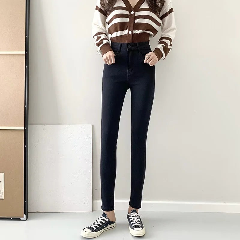 Women Jeans Stretch Close-Fitting and Slim-Fitting