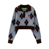 Women Sweater Retro Slimming Knitwear