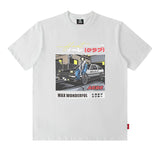 Men T-Shirt Retro Fun Printing Casual