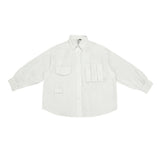 Unisex Shirt Cityboy Loose Retro Multi-Pocket Jacket