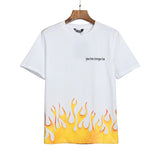 Palm Angle T Shirts Palm Angels Flame Print T-shirt