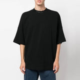 Palm Angle T Shirts Black Foam Logo Half Sleeve