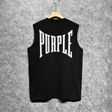 Purple Brand Tank T Shirts Sleeveless T-shirt Vest