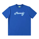 Men T-Shirt West Coast Letter Printing Heavy College Style
