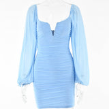 Women Dress Fashion Sexy Temperament Voile Dress