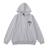 Stussy Hoodie Zip-Up Cardigan Classic Hooded Sweater