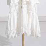 Bohemian Dress French Sleeveless Slimming Elegant Embroidery