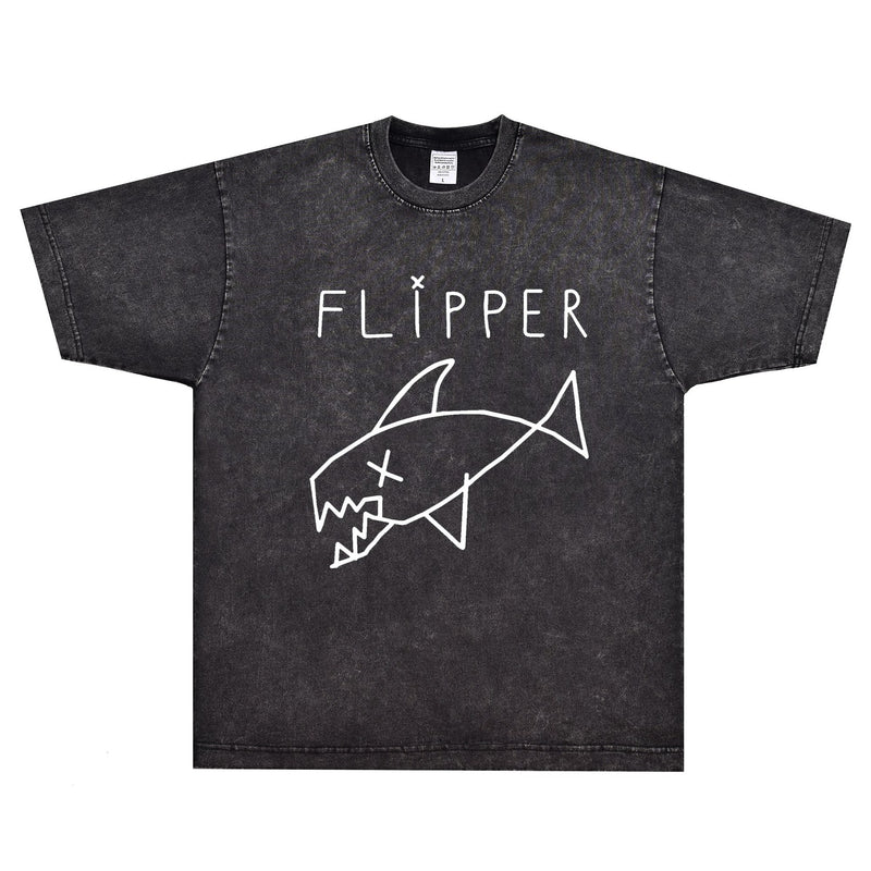 Rock Star T Shirt Kurt Cobain Flipper T-shirt Kurt Curbain Loose Style Street Style Short Sleeve
