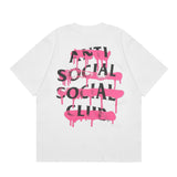 ANTI SOCIAL CLUB T-Shirt Casual Short Sleeve T-Shirt