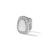 Grillz Micro Zircon Hip Hop Braces Real Gold Single Big Gold Teeth