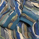 Kapital Sweater Vintage Pingtian Hehongfeng Heavy Industry Three-Dimensional Wave Retro Pullover Sweater