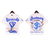HS Shorts Distressed Casual Short Sleeve