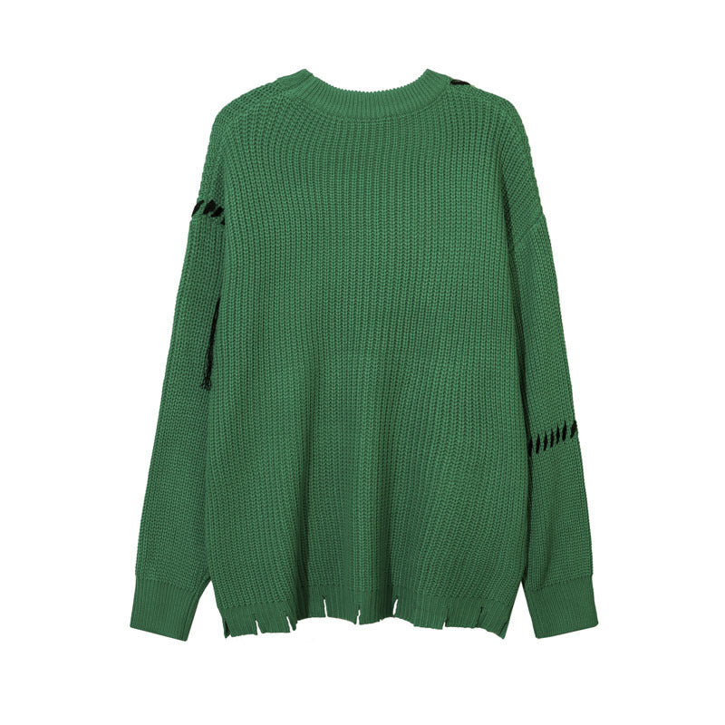 Women Sweater Idle Style Oversize Knitted Sweater