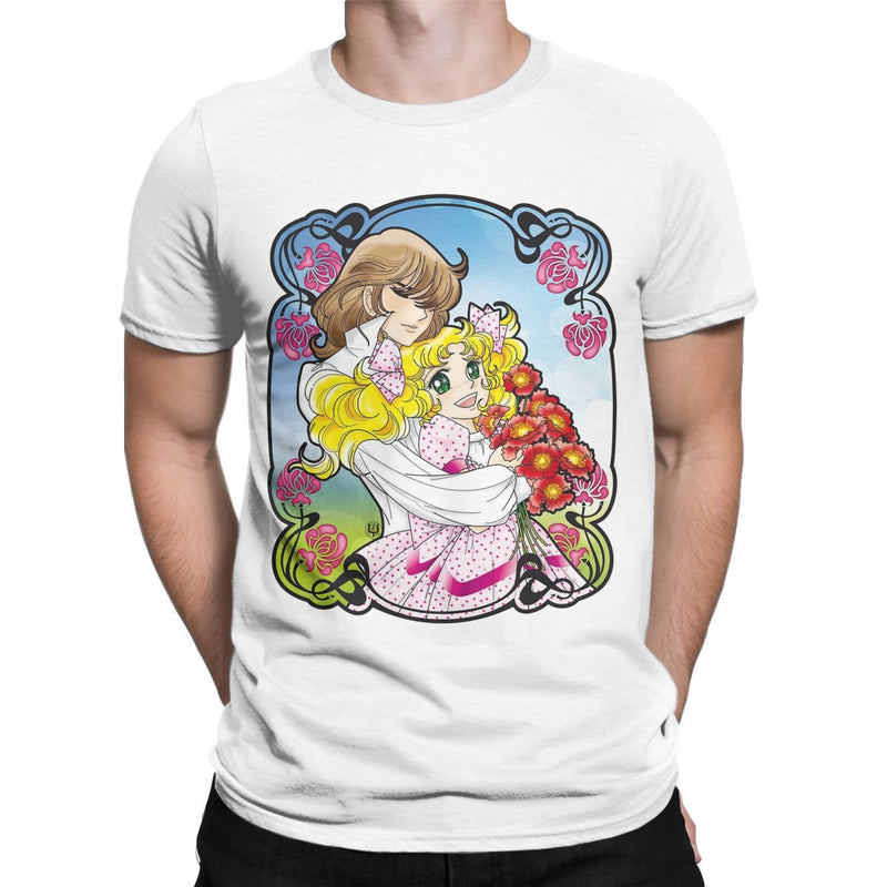 Candy Candy Anime & Terence T-Shirts for Men Casual Cotton T-Shirts