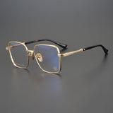 CHH Chrome Hearts Glasses Engraved Pure Titanium Versatile Square Glasses Frame