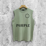 Purple Brand Tank T Shirts Sleeveless T-shirt Vest