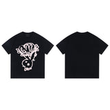 Synaworld T Shirts central cee rabbit print loose t-shirt