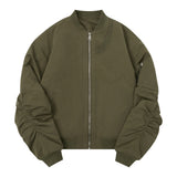 Men Cotton Padded Jacket Coat Winter Thicken Thermal Cotton Coat Jacket Men's Cotton-Padded Coat Baseball Uniform