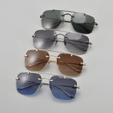 Chrome Hearts Sunglasses Frameless Ultra Light Titanium Pilot Sunglasses