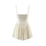 Women Dresses Sexy Pleated Suspender Dress