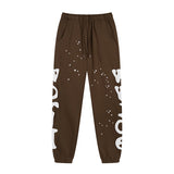 Sp5der Sweatpants Sports Pants Ankle-Tied Fleece Casual