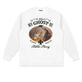 Unisex Long Sleeve Shirt Autumn and Winter Long Sleeve T-Shirt Loose