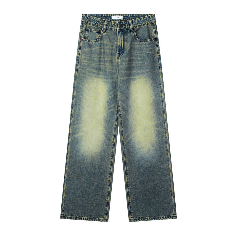 Men Jeans Loose Retro Leisure
