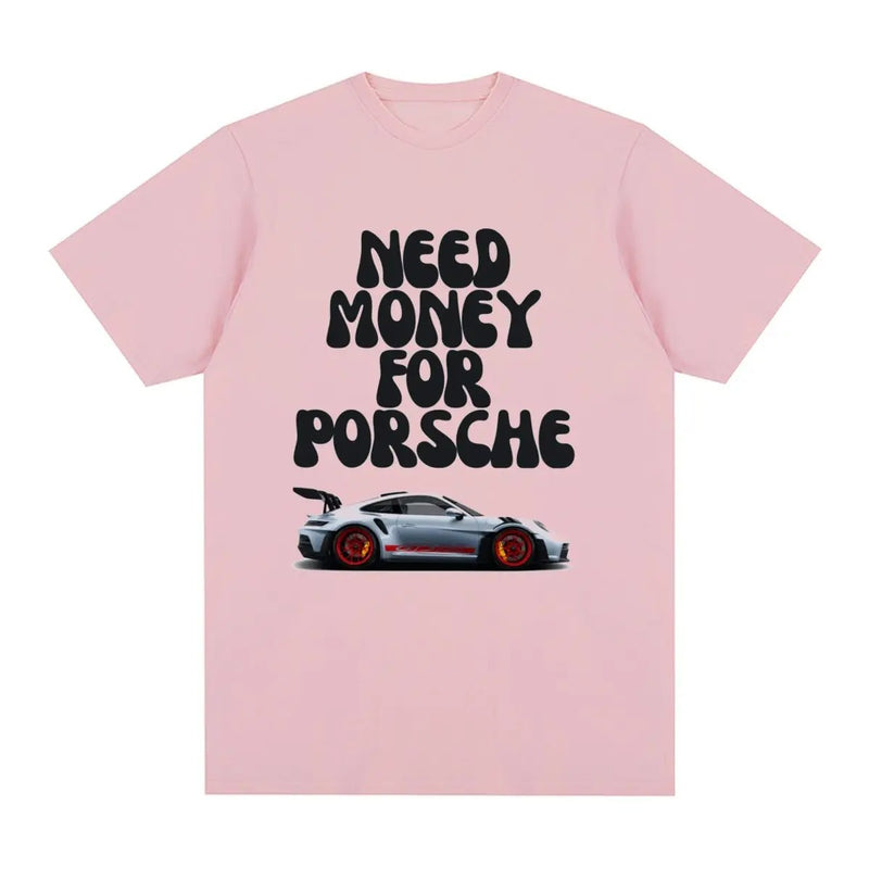 New Need Money Vintage Men T-shirt Letter Funny Fashion