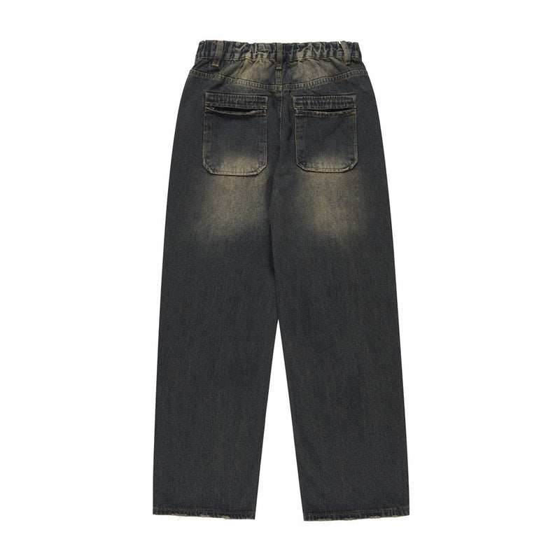 Men Jeans Retro Loose Casual