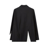 Women Jackets Stitching Suit Jacket Vibe Oversize
