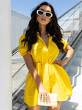 Women Dress Summer Commute Simple Shirt Dress