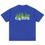 Unisex T Shirt Cotton Short Sleeve T Loose