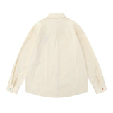 Men Long Sleeved T Shirt Embroidered Long Sleeve Shirt Boys All-Matching Casual Ruffle Handsome Loose Spring and Autumn