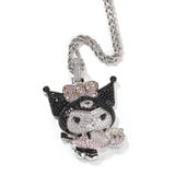 Jewelry Harajuku Girl Black Sweet Wind Cartoon Kuromi Animal St. Valentine's Angel Pieces