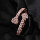Bracelet ins Wind Love Clover Bracelet Premium Sense Copper Zircon Royalty