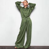 Women Co-Ords Shirt Casual Winter Loose