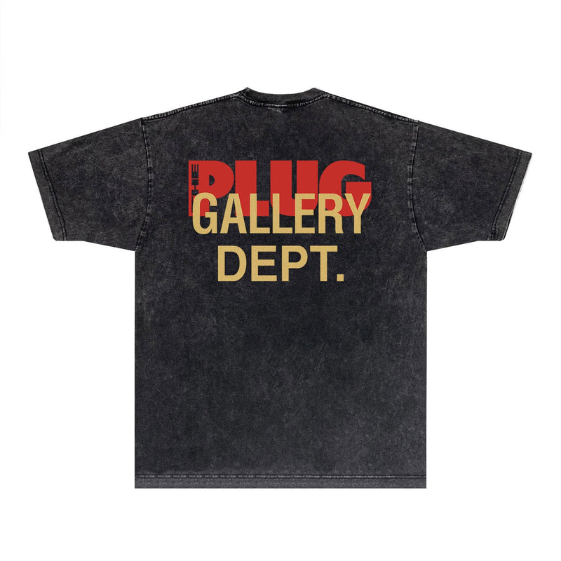 Gallery Dept T Shirts Tee Shirt Washed and Worn Short Sleeve T-shirt Blouse