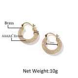 Earrings Zircon Earrings Spectrum