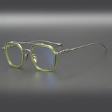 CHH Chrome Hearts Glasses Double-bridge Square Eyeglass Frames