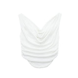 Women Vest Fashion Hot Girl Pleated