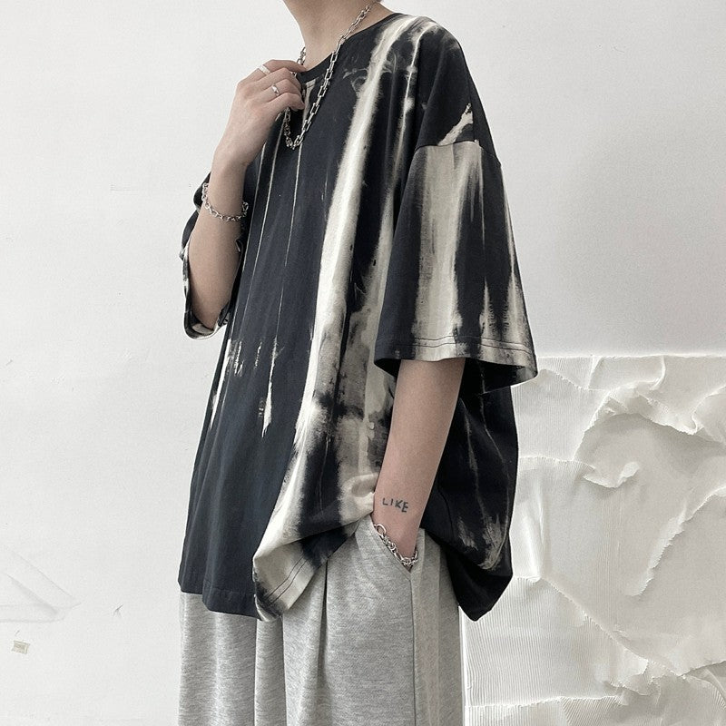 Men's T Shirt Tie-Dye Summer Loose