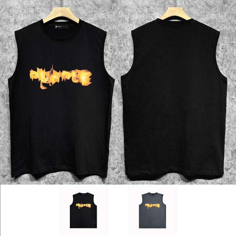 Purple Brand Tank T Shirts Sleeveless T-shirt Vest