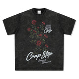 Unisex T Shirt Washed Old Long Sleeve T-Shirt