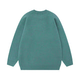 Women Sweater Vintage Contrast Color Knitted Top Vibe Couple